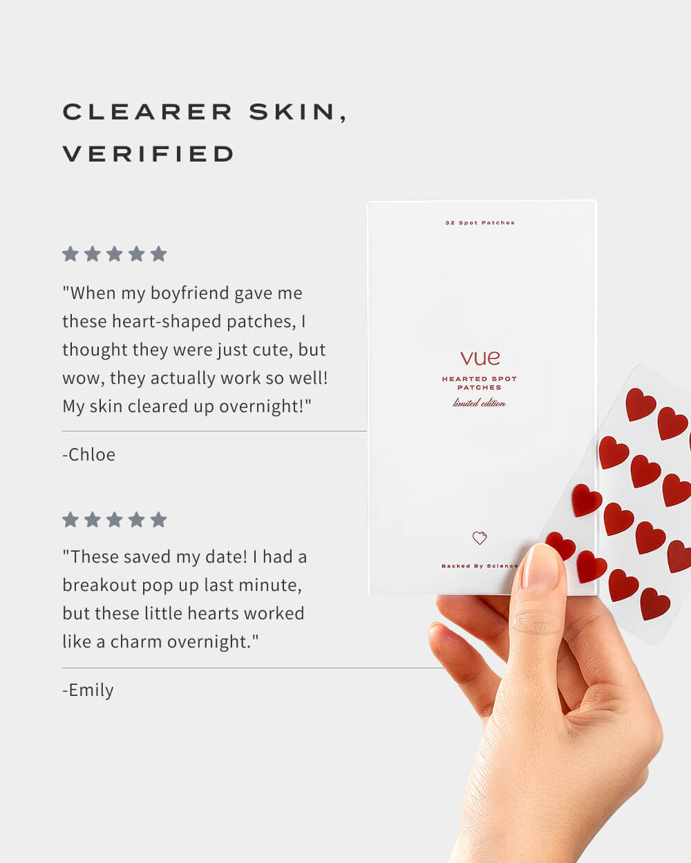 HEARTED SPOT PATCHES